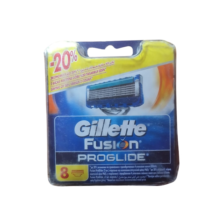 Gillette Fusion ProGlide Kézi borotvaalkatrészek, 8 db