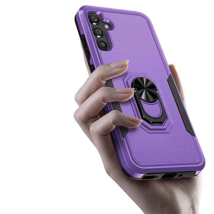 Кейс за телефон Samsung Galaxy A54 5G, PC/TPU, Лилав