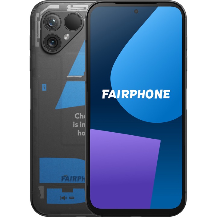 Мобилен телефон Fairphone 5, 256GB, 8GB RAM, 5G, Transparent Edition