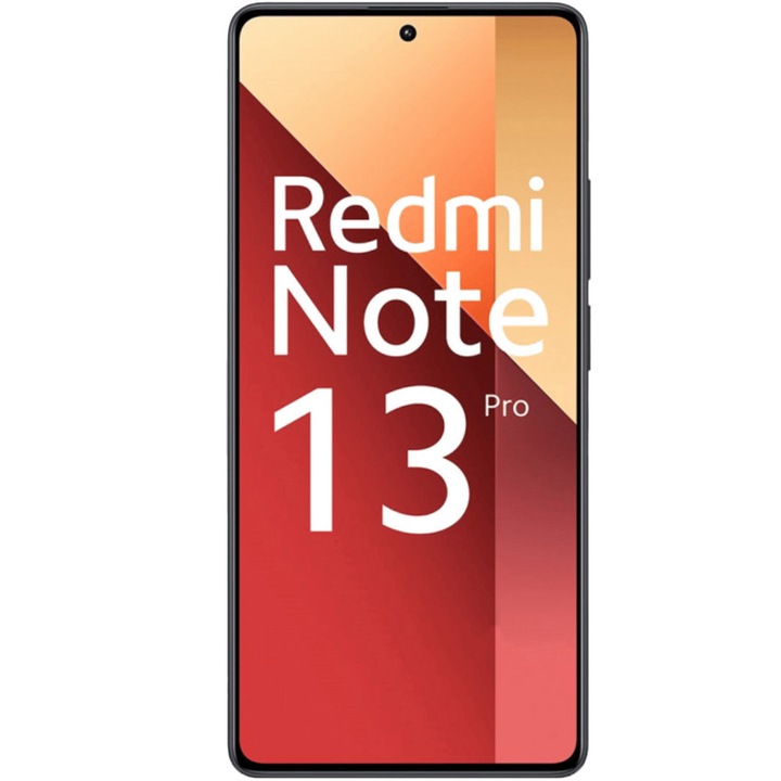 Xiaomi Redmi Note 13 Pro mobiltelefon, Dual SIM, 512 GB, 12 GB RAM, 4G, Midnight Black