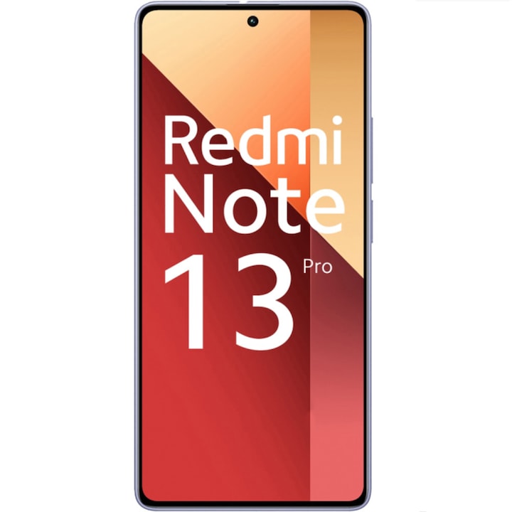 Telefon mobil Xiaomi Redmi Note 13 Pro, Dual SIM, 512GB, 12GB RAM, 4G, Lavender Purple