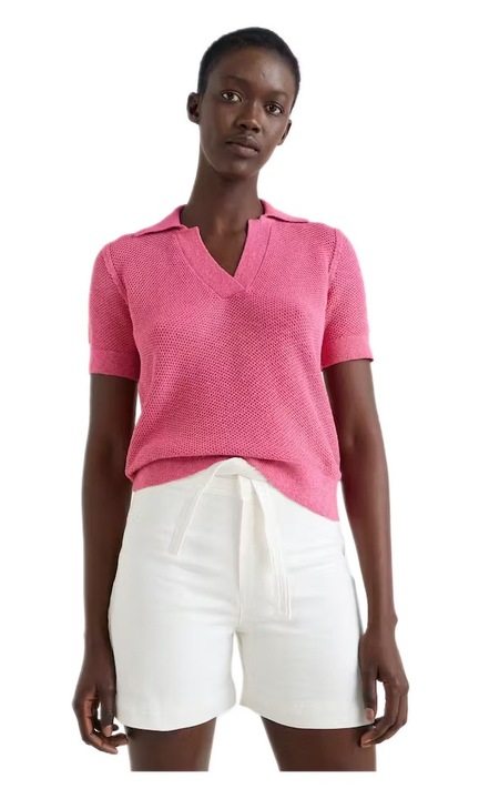 Tricou dama Tommy Hilfiger Roz, Roz