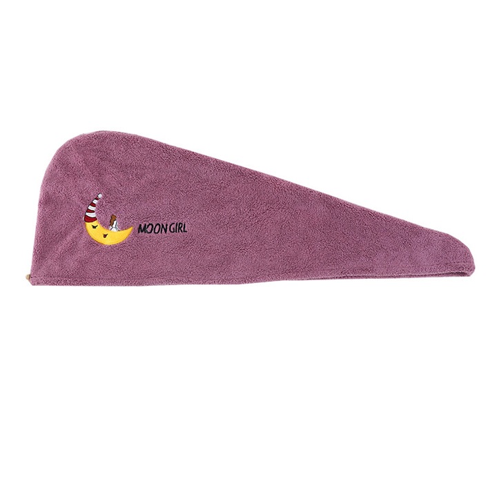 Кърпа за коса, Кадифе, 65x25см, Лилаво