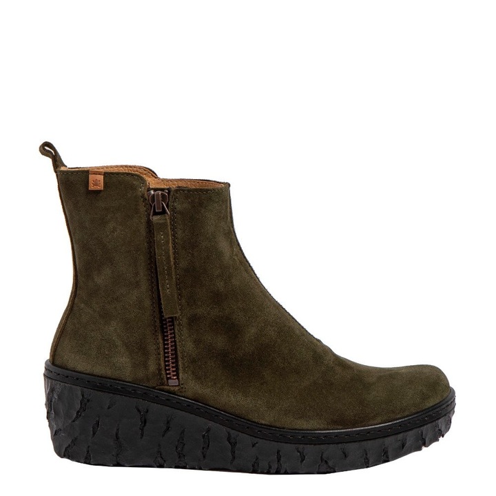 Botine dama, El Naturalista, Piele, Verde