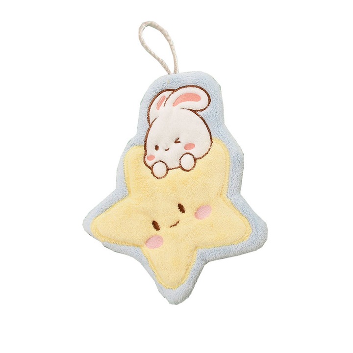 Prosop de maini, Catifea, 20x26cm, Multicolor