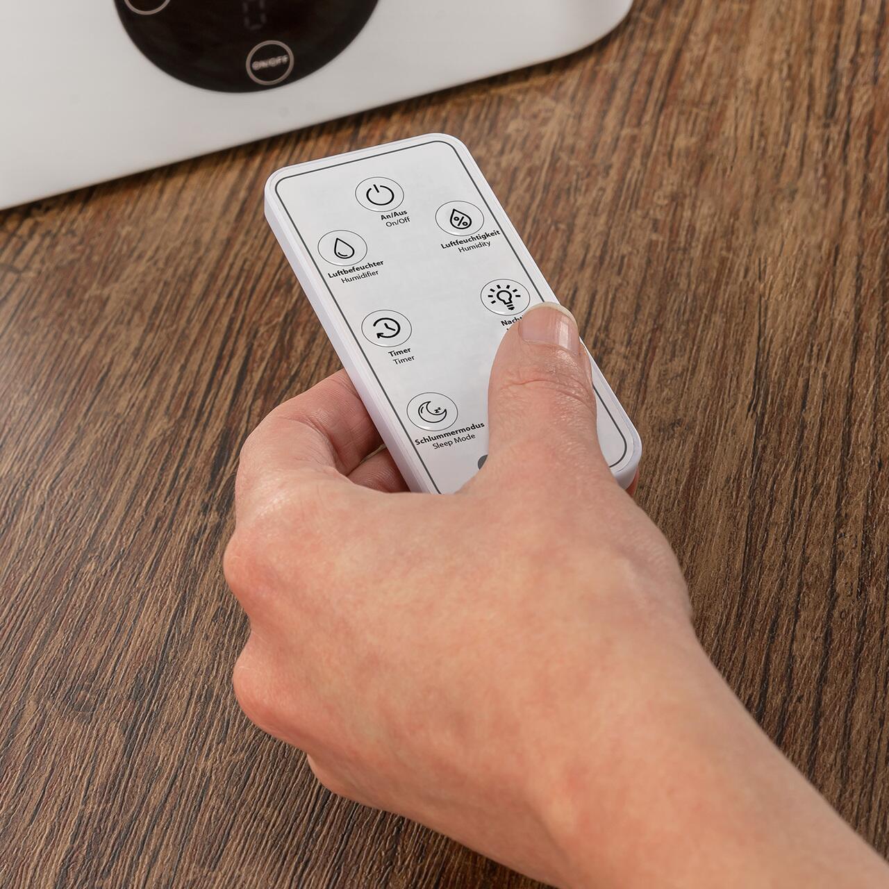 Umidificator ultrasunete cu automatizare si lumina de noapte ...