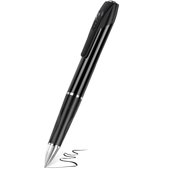 Kém toll, 1080 Full HD Teno® kamerával, audio-video felvétel, fénykép, tárolókapacitás 64 GB, fekete