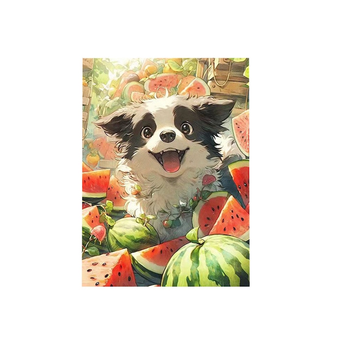 Set pictura cu diamante, 5D, 30x40cm, Multicolor