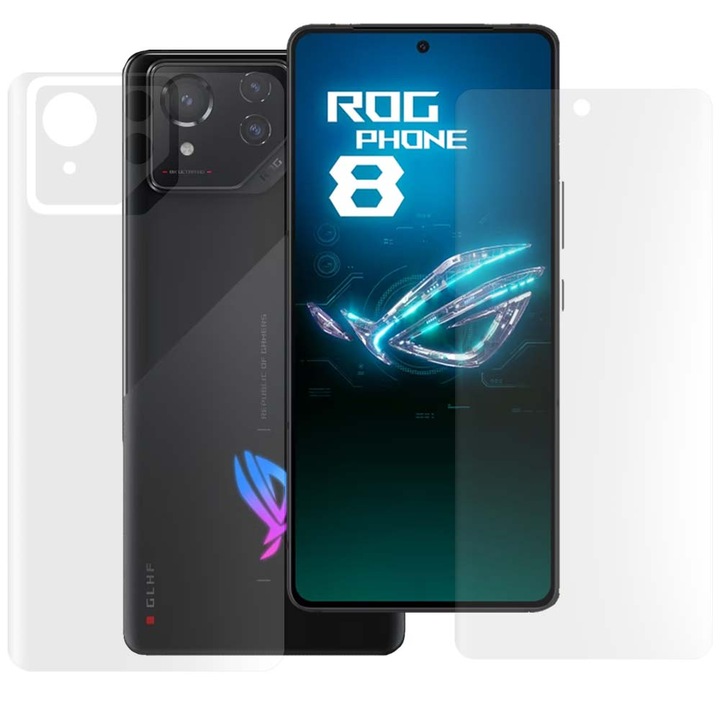 Комплект 2 матови фолиа SILKASE за Asus RogPhone 8, защита за телефон, силикон