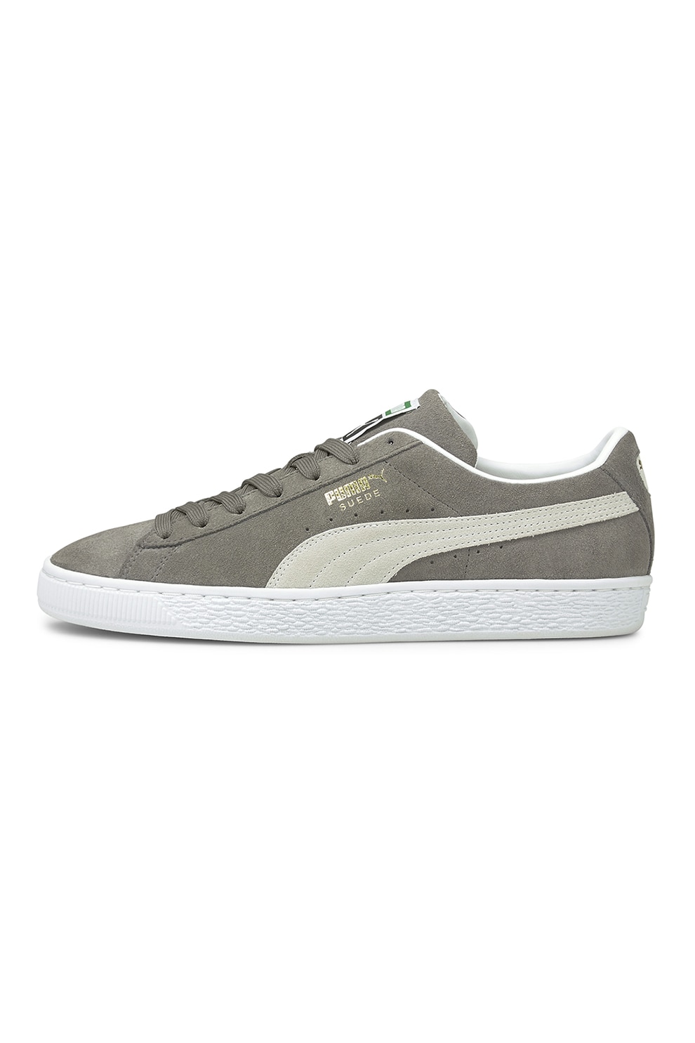 Puma Pantofi sport unisex din piele intoarsa Classic XXI Alb