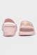 Puma, Papuci cu imprimeu logo Divecat v2 Lite, Auriu/Roz pastel