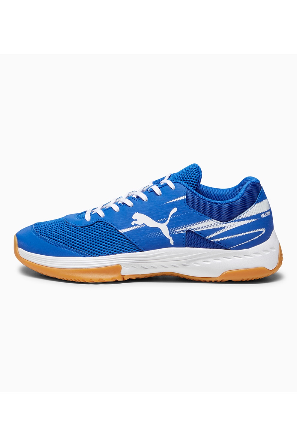 Puma, Pantofi pentru handbal Varion II, Alb, Albastru, 8.5