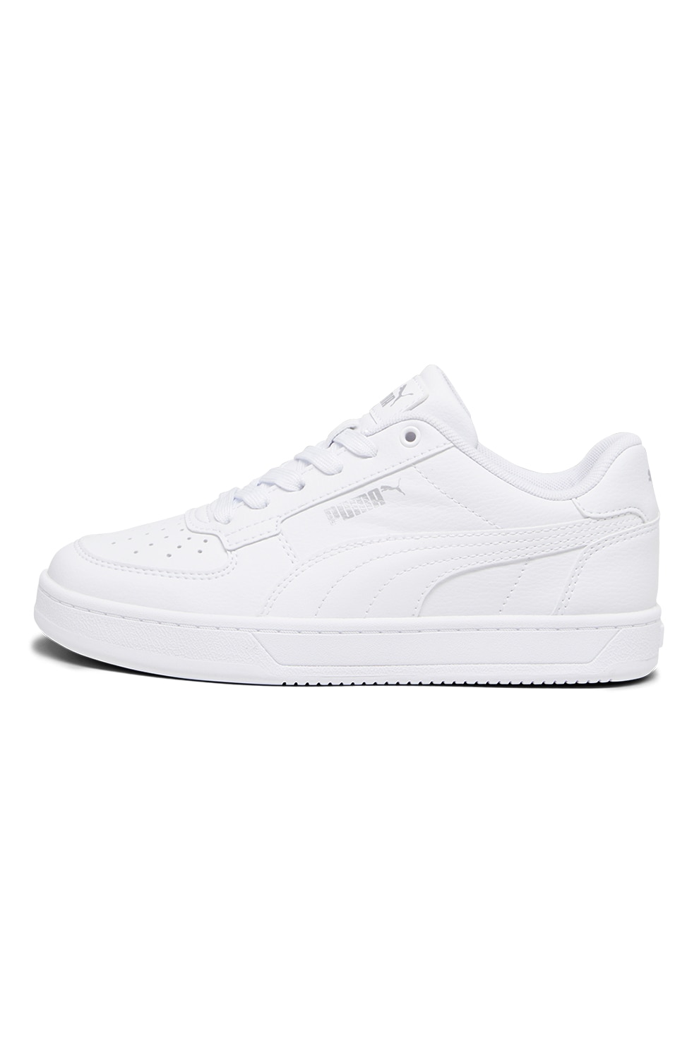 Puma, Pantofi sport Caven 2.0 de piele ecologica, Alb optic, 37.5 EU