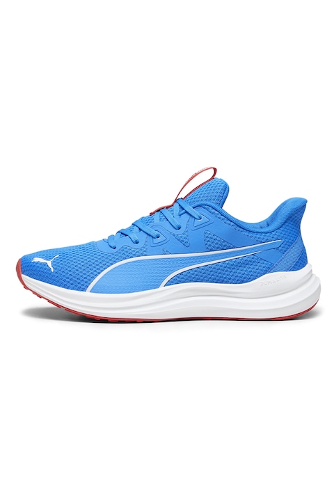 Puma, Унисекс обувки Reflect Lite за бягане със синтетика, Бял/Кралско Синьо