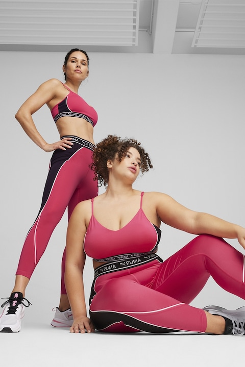 Puma, Bustiera pentru antrenament Move Strong, Negru/Roz