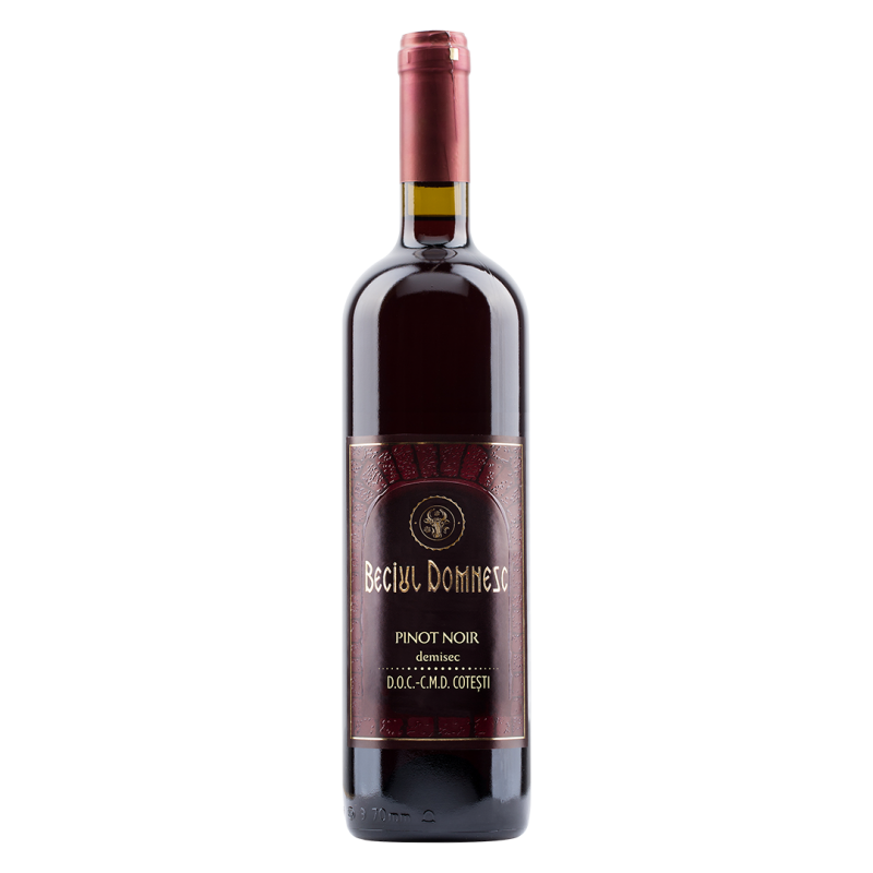 Vin Rosu Demisec Pinot Noir Beciul Domnesc 0 75l 12 5 Alcool Emag Ro