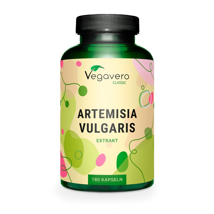 Supliment alimentar Vegavero, Mugwort Extract 600 mg 180 Capsule