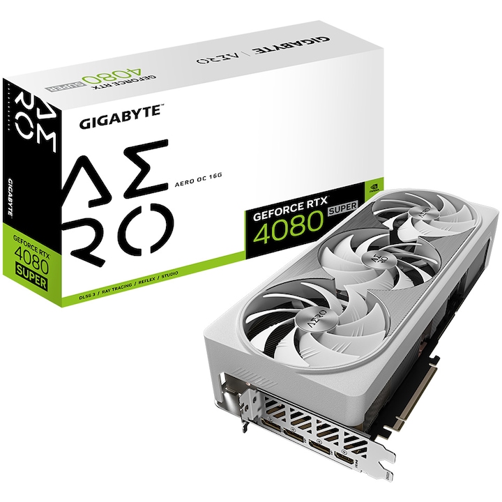 GIGABYTE GeForce RTX™ 4080 Super AERO OC videokártya, 16 GB GDDR6X, 256 bites