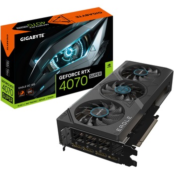 Placa video GIGABYTE GeForce RTX 4070 Super EAGLE OC, 12GB GDDR6X, 192-bit