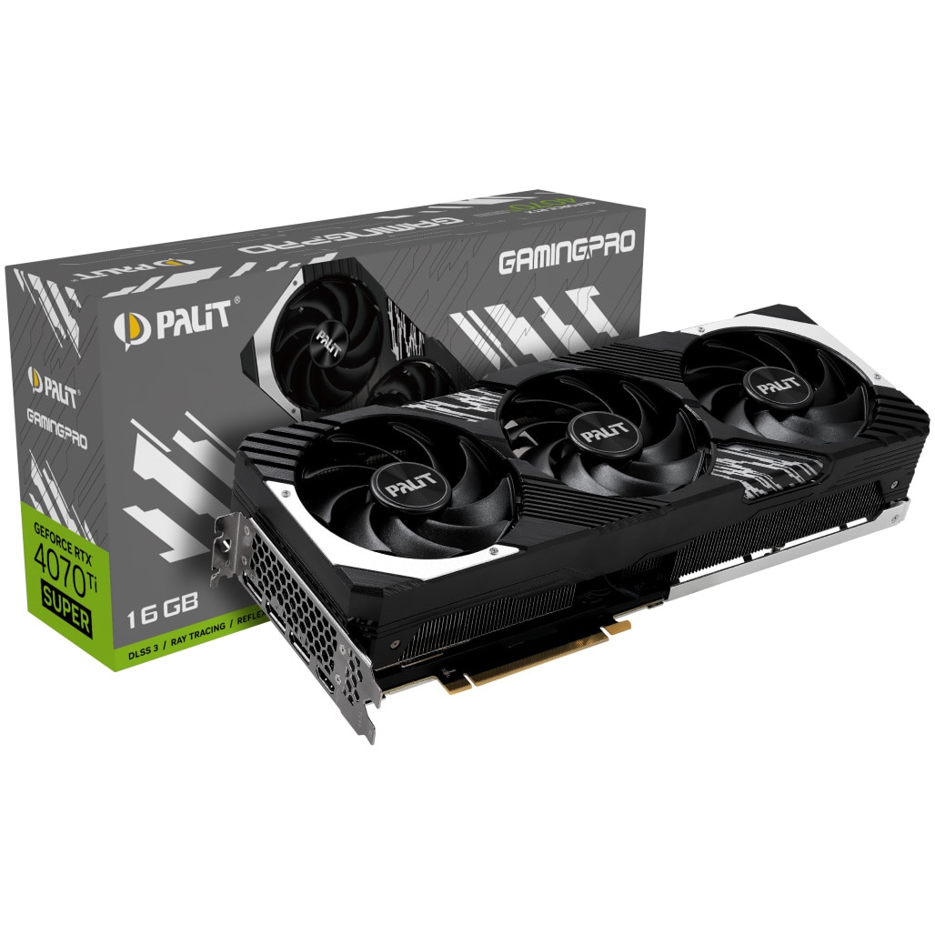 Placa Video Palit Geforce Rtx™ 4070ti Super Gamingpro 16gb Gddr6x 256 Bit Emag Ro