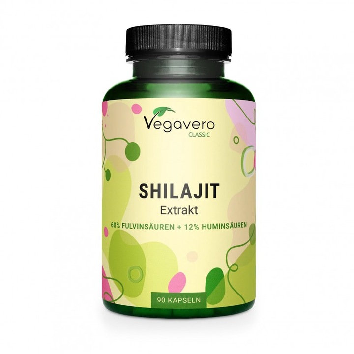 Shilajit Mumie Extract 500 mg, 90 Capsule, Vegavero