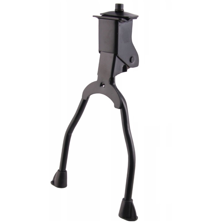 Kerékpártartó, fém, dupla, váz alá rögzíthető, fekete