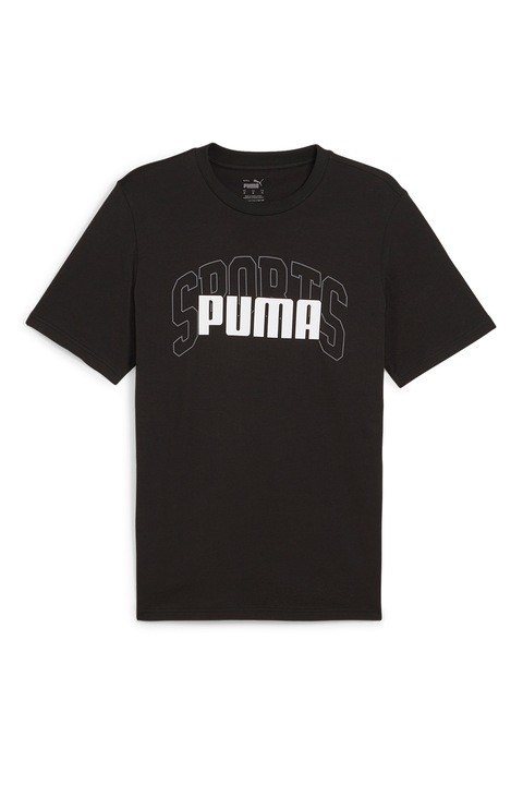 Puma, Стандартна тениска с принт, Черен