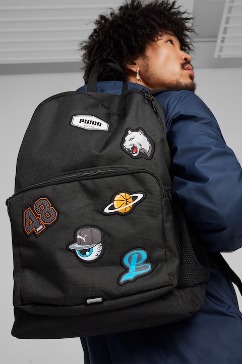 Puma, Rucsac cu aplicatii Patch, Negru
