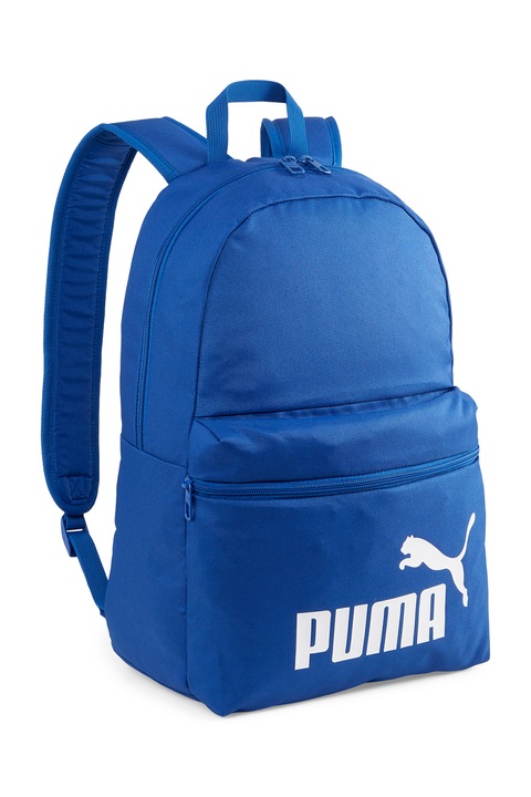 Puma, Раница Phase с лого - 22 л, Бял, Кралско Синьо
