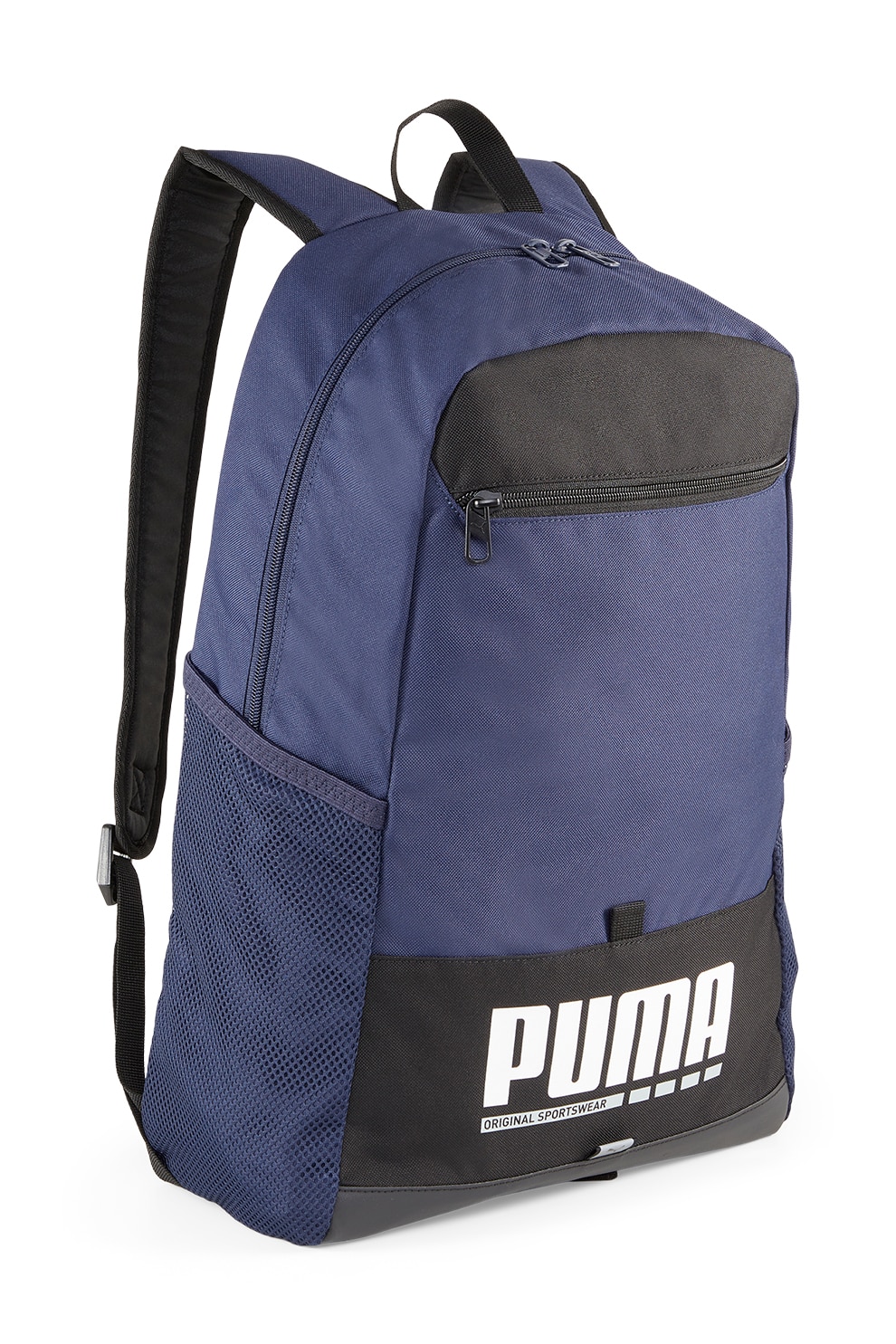 Puma, Rucsac unisex cu imprimeu logo Plus - 21L, Bleumarin