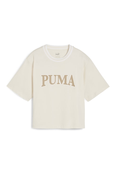 Puma, Тениска Squad с лого, Слонова кост