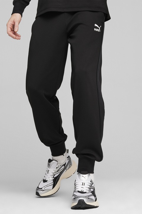Puma, Pantaloni de trening cu buzunare oblice T7, Negru