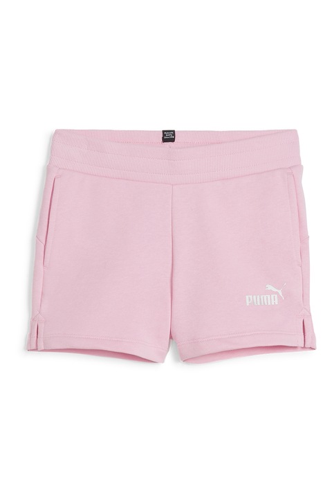 Puma, Pantaloni scurti cu imprimeu logo, Roz pastel, 164 CM