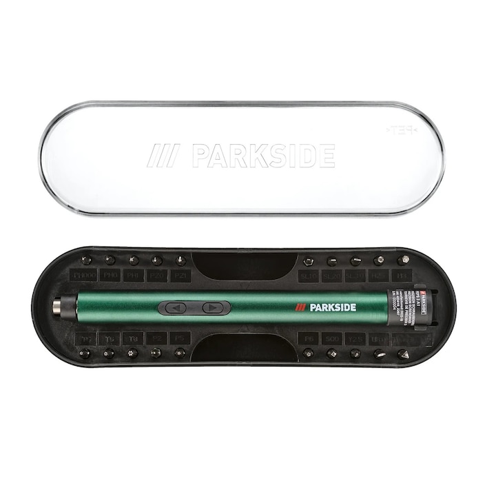 Прецизна електрическа отвертка PARKSIDE PEPS 3 A1 с 20 бита