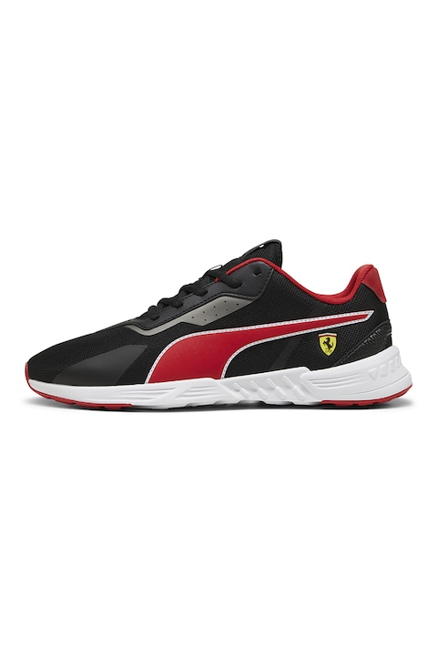 Puma, Ferrari Tiburion sneaker műbőr részletekkel, Piros/Fekete