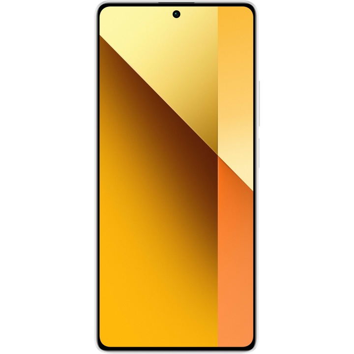 Мобилен телефон Xiaomi Redmi Note 13, независим от карта, две SIM карти, 256GB, 8GB RAM, 5G, бял