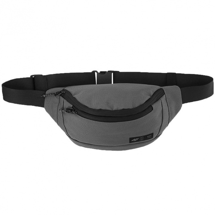 Sporttáska 4F, poliészter, szürke