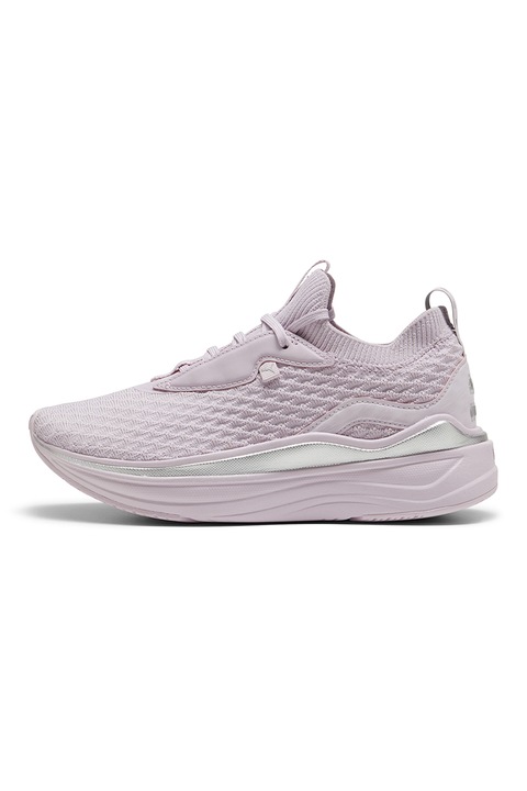 Puma, Pantofi de plasa cu aspect tricotat pentru alergare Softride, Lila, 7.5