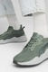 Puma, Pantofi sport cu detalii de piele intoarsa RS-XK, Verde sparanghel