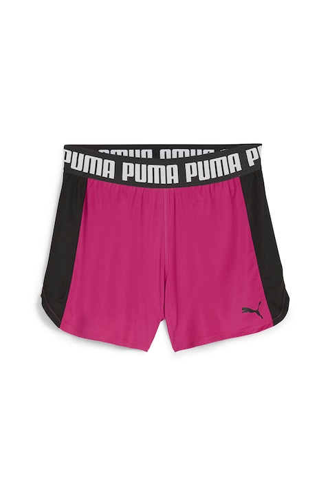 Puma, Тренировъчни шорти All Day с лого на талията, Яркорозово