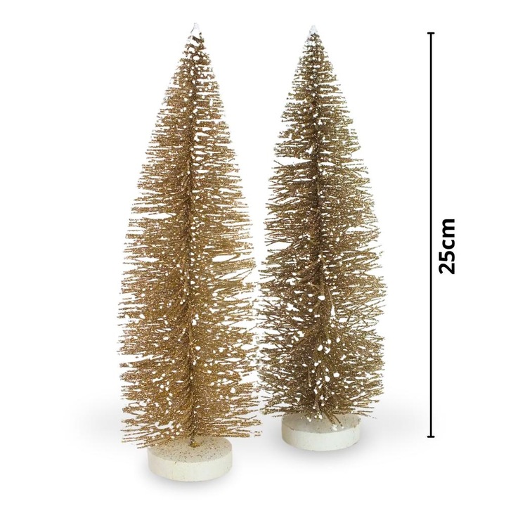 Accesoriu decorativ, Corolla, Mini decor pin aur vechi 25cm 2buc/pachet