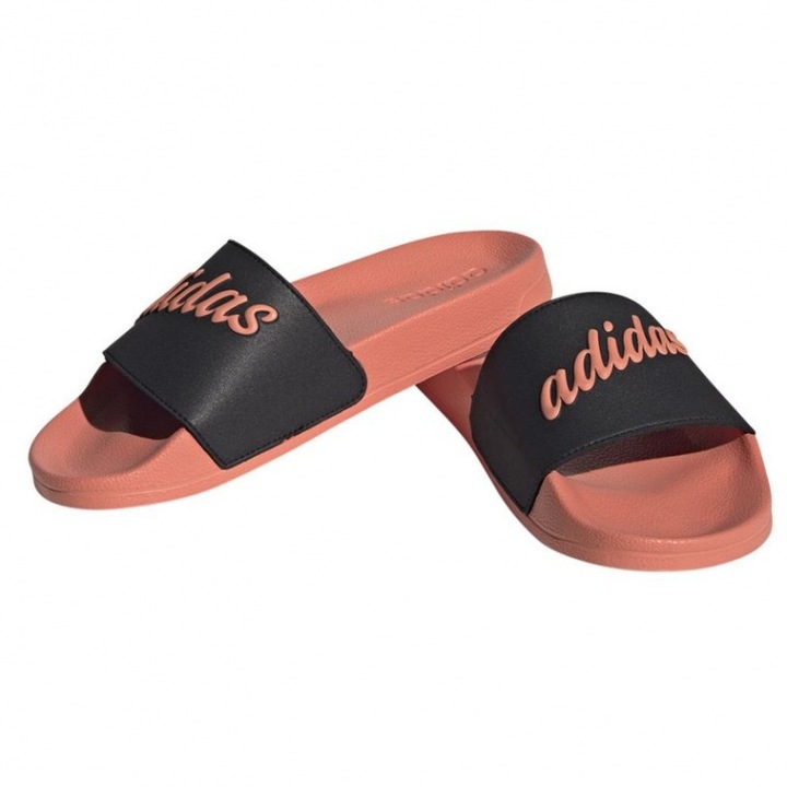 Adidas Adilette чехли за душ, синтетични, черно/розово, 42EU