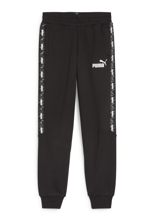 Puma, Спортен панталон Essential с лого, Черен