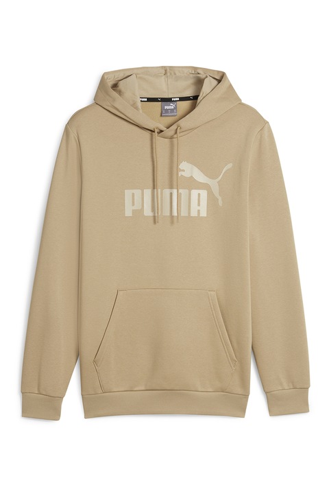 Puma, Hanorac cu imprimeu logo Essentials, Alb fildes