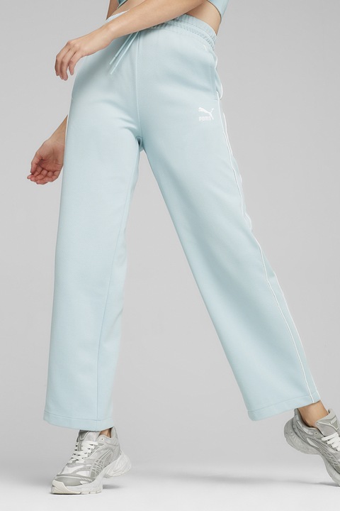 Puma, Панталон T7 с висока талия, Аквамарин синьо