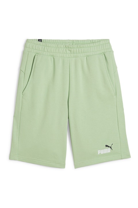 Puma, Bermude cu logo ESS+ 2, Verde/Verde pal