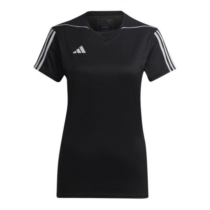 Tricou sport dama, Adidas, Poliester, Negru, Negru