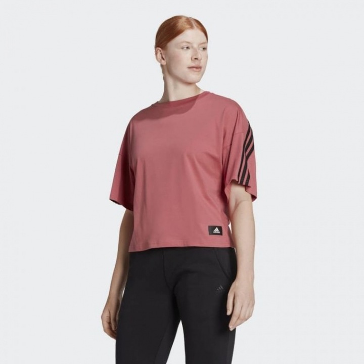 Tricou sport, adidas, antrenament, rosu, bumbac, S INTL
