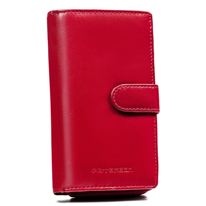 Дамски портфейл, Peterson, PTNRD-42-GCL, Магента, 16 x 10 x 3 CM