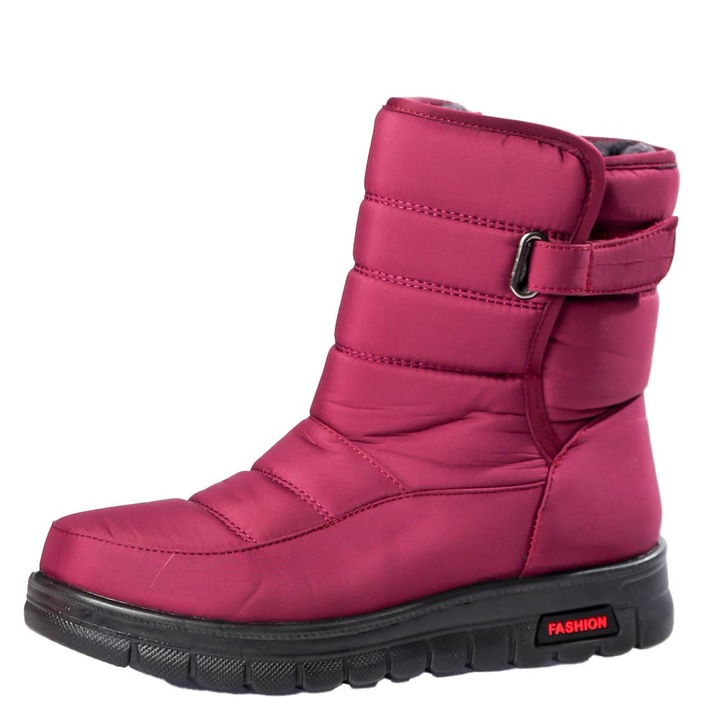 Cizme dama, Moda Stil, Sorona, Fas, Rosu, Rosu